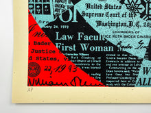 Load image into Gallery viewer, A Champion of Justice (RBG) (AP) Print Shepard Fairey