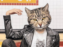 Load image into Gallery viewer, Bad Kitty Print Matthew Grabelsky