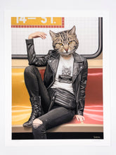 Load image into Gallery viewer, Bad Kitty Print Matthew Grabelsky