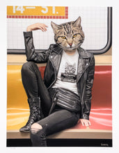 Load image into Gallery viewer, Bad Kitty Print Matthew Grabelsky