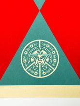 Load image into Gallery viewer, Barb Wire Dove Gradient Print Shepard Fairey