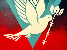 Load image into Gallery viewer, Barb Wire Dove Gradient Print Shepard Fairey