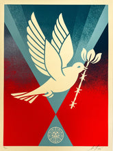Load image into Gallery viewer, Barb Wire Dove Gradient Print Shepard Fairey