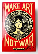 Load image into Gallery viewer, BEARBRICK Shepard Fairey Make Art Not War (SIGNED) 400% + 100% Box Set Vinyl Figure Shepard Fairey