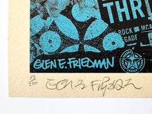 Load image into Gallery viewer, Beastie Boys: Stand Together (Blue & Silver) Print Shepard Fairey