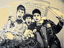 Load image into Gallery viewer, Beastie Boys: Stand Together (Blue & Silver) (AP) Print Shepard Fairey