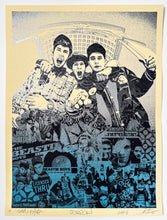 Load image into Gallery viewer, Beastie Boys: Stand Together (Blue & Silver) (AP) Print Shepard Fairey