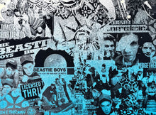 Load image into Gallery viewer, Beastie Boys: Stand Together (Blue & Silver) (AP) Print Shepard Fairey