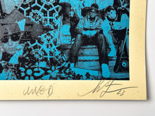 Load image into Gallery viewer, Beastie Boys: Stand Together (Blue & Silver) (AP) Print Shepard Fairey
