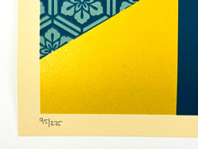 Load image into Gallery viewer, Bee Geometric (Red) Print Shepard Fairey