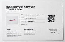 Load image into Gallery viewer, Billy Al's Last Rubber Stamp Print Billy Al Bengston