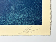 Load image into Gallery viewer, Bliss At The Cliff's Edge Letterpress Print Shepard Fairey