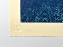 Load image into Gallery viewer, Bliss At The Cliff's Edge Letterpress Print Shepard Fairey