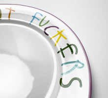 Load image into Gallery viewer, 'Bon Apetit' Hand Painted Ceramic Plate Ceramic CB Hoyo