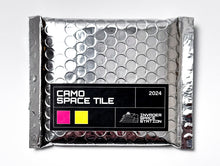 Load image into Gallery viewer, Camo Space Tile (Pink & Yellow) Sculpture Invader