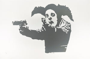 Clown (Gray Colorway) Print Banksy