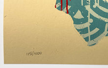 Load image into Gallery viewer, Collage Peace Mandala (Red) Print Shepard Fairey