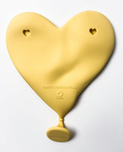Load image into Gallery viewer, Deflated Heart Balloon Sculpture (Yellow) Sculpture CJ Hendry