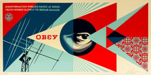 Load image into Gallery viewer, Disinformation Damage Print Shepard Fairey