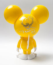 Load image into Gallery viewer, DOB-Kun Yellow Figure Box Set (Hand-embellished + Signed) Sculpture Takashi Murakami
