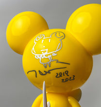 Load image into Gallery viewer, DOB-Kun Yellow Figure Box Set (Hand-embellished + Signed) Sculpture Takashi Murakami