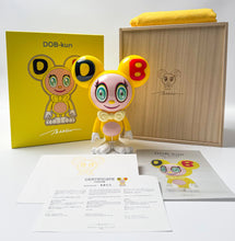 Load image into Gallery viewer, DOB-Kun Yellow Figure Box Set (Hand-embellished + Signed) Sculpture Takashi Murakami
