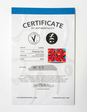 Load image into Gallery viewer, Dripping Tags - Hand Embellished Print COPE2