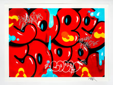 Load image into Gallery viewer, Dripping Tags - Hand Embellished Print COPE2