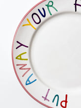 Load image into Gallery viewer, 'Fcking Phone' Hand Painted Ceramic Plate Ceramic CB Hoyo