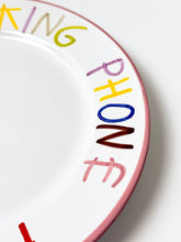 Load image into Gallery viewer, 'Fcking Phone' Hand Painted Ceramic Plate Ceramic CB Hoyo