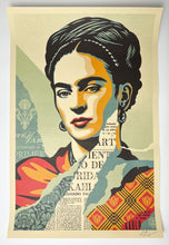 Load image into Gallery viewer, Frida Kahlo: The Woman Who Defeated Pain Print Shepard Fairey
