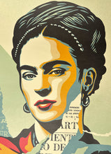 Load image into Gallery viewer, Frida Kahlo: The Woman Who Defeated Pain Print Shepard Fairey