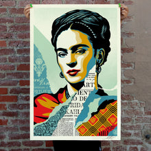 Load image into Gallery viewer, Frida Kahlo: The Woman Who Defeated Pain Print Shepard Fairey