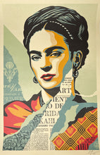 Load image into Gallery viewer, Frida Kahlo: The Woman Who Defeated Pain Print Shepard Fairey