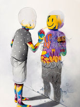 Load image into Gallery viewer, Graffiti Shadow Print Flog