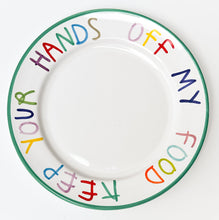 Load image into Gallery viewer, 'Hands Off' Hand Painted Ceramic Plate Ceramic CB Hoyo