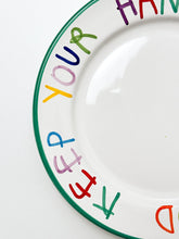 Load image into Gallery viewer, 'Hands Off' Hand Painted Ceramic Plate Ceramic CB Hoyo