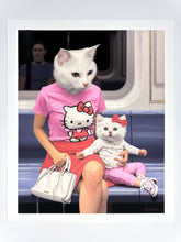 Load image into Gallery viewer, Hello Kitten Print Matthew Grabelsky