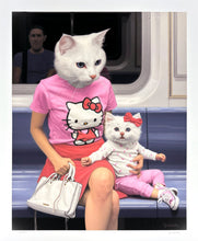 Load image into Gallery viewer, Hello Kitten Print Matthew Grabelsky