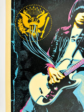 Load image into Gallery viewer, Johnny Ramone Smokin' Strings Print Shepard Fairey