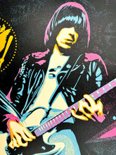 Load image into Gallery viewer, Johnny Ramone Smokin' Strings Print Shepard Fairey