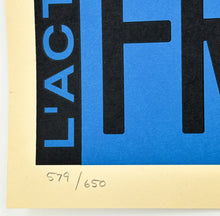 Load image into Gallery viewer, Marianne: L’action Vaut Plus Que Les Mots Print Shepard Fairey
