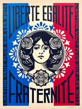 Load image into Gallery viewer, Marianne: L’action Vaut Plus Que Les Mots (AP) Print Shepard Fairey
