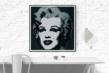 Load image into Gallery viewer, Marilyn Monroe (XL - Black Colorway) Print Andy Warhol