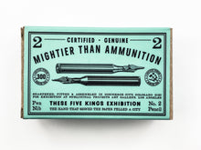 Load image into Gallery viewer, Mightier Than .308 MT Ammunition Box (Turquoise) Sculpture Ravi Zupa