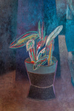 Load image into Gallery viewer, Paisaje Con Personaje Y Niño En Rojo Painting Gonzalo Cienfuegos