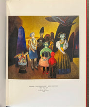 Load image into Gallery viewer, Paisaje Con Personaje Y Niño En Rojo Painting Gonzalo Cienfuegos