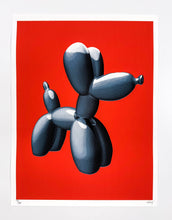 Load image into Gallery viewer, Pastel Editions - Balloon Dog (Blue/Red) Print CJ Hendry