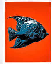 Load image into Gallery viewer, Pastel Editions - Fish (Blue/Red) Print CJ Hendry