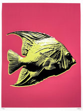 Load image into Gallery viewer, Pastel Editions - Fish (Green/Pink) Print CJ Hendry